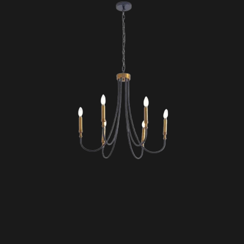 Design home ceiling lights with fabric lampshades